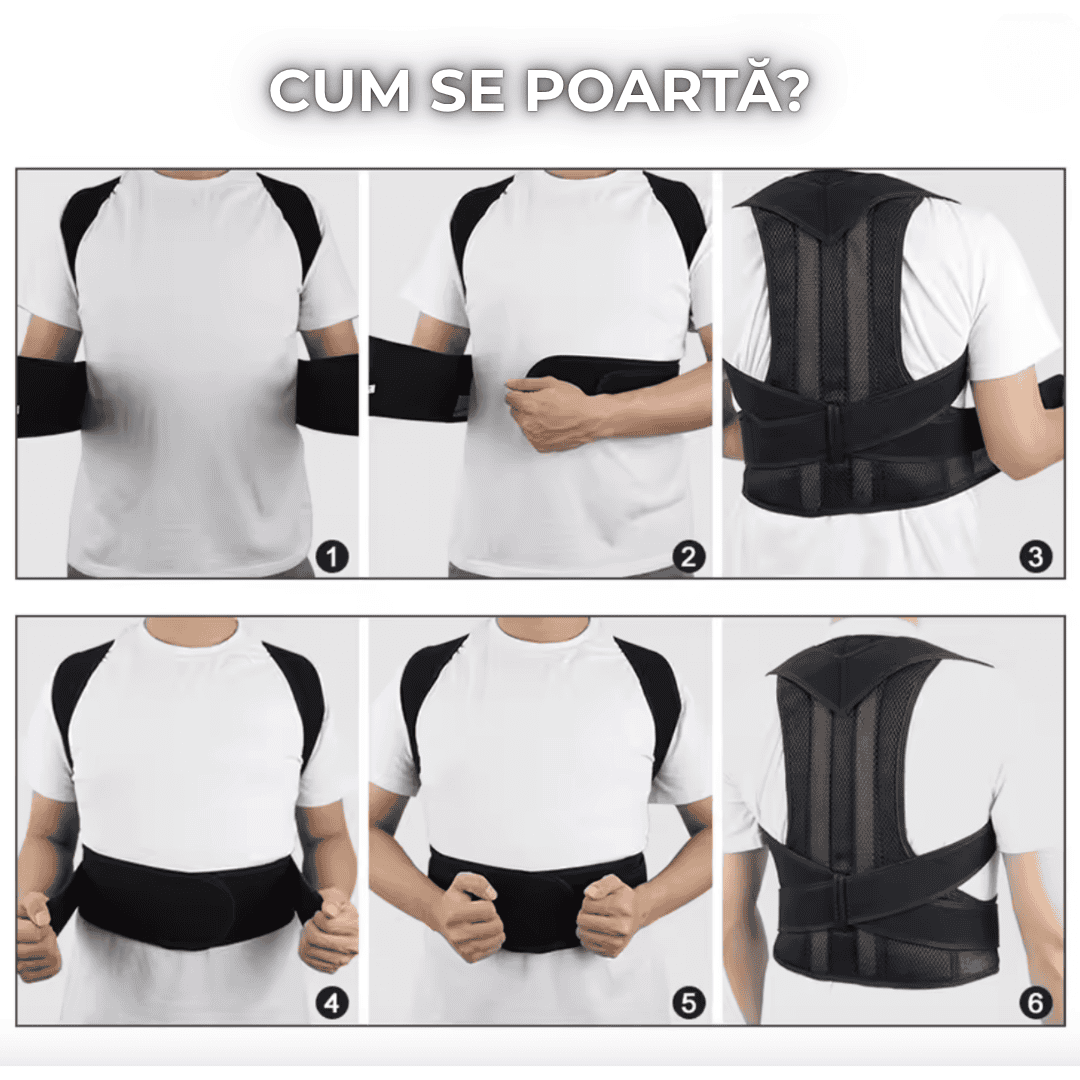 Corector de Postura cu Tije Metalice