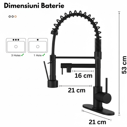 Baterie Sanitara Profesionala, Racoarde Incluse